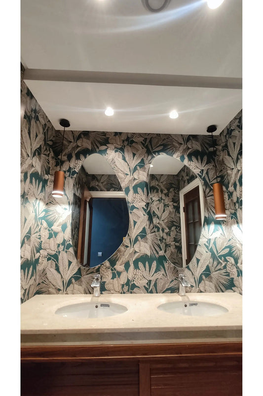 Nova Style: Deux Miroirs Upside-Down Miroir De Salle Bain