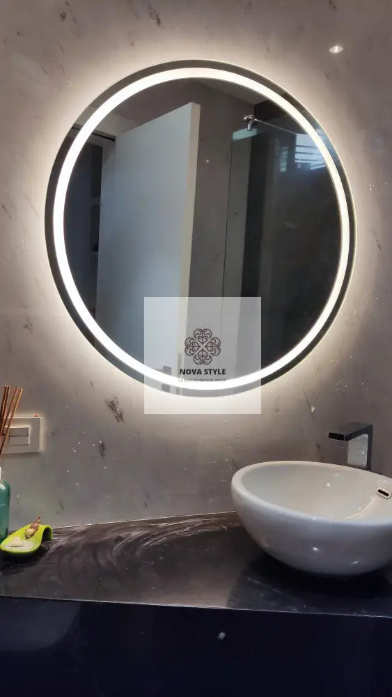 Nova Style: Miroir Éclipse Bright De Salle Bain