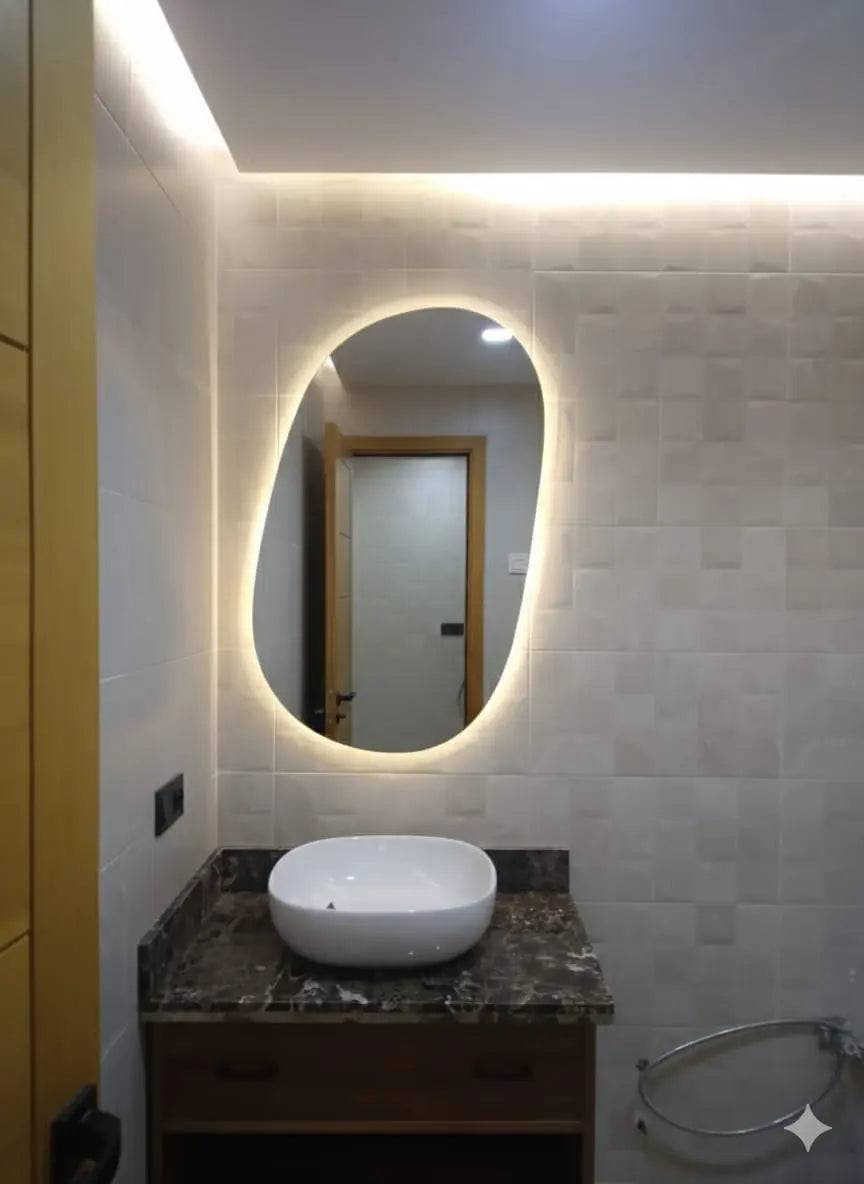 Miroir de salle de bain Nova Style : Miroir HALO