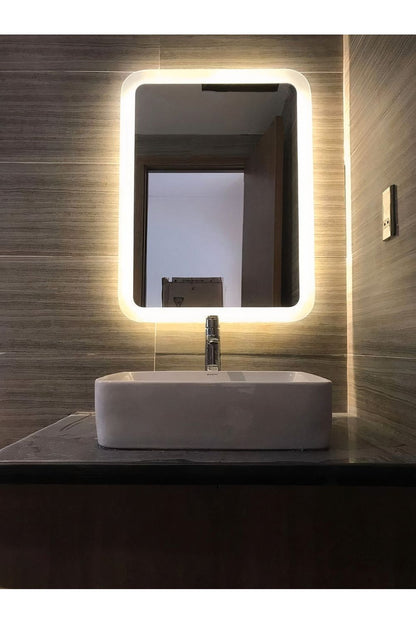 Nova Style : Miroir Lightning réctangulaire de salle de bain avec LED