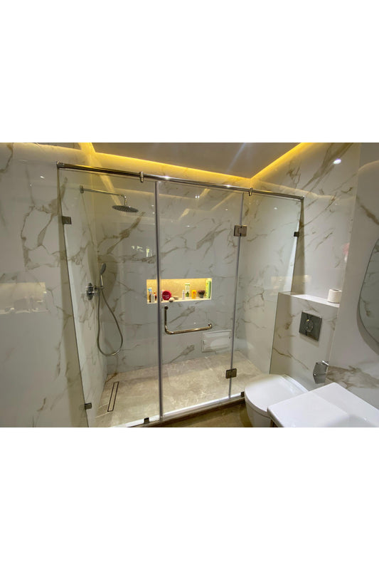 Personnalisez votre douche à l’italienne en forme droite Douche italienne en verre trempé