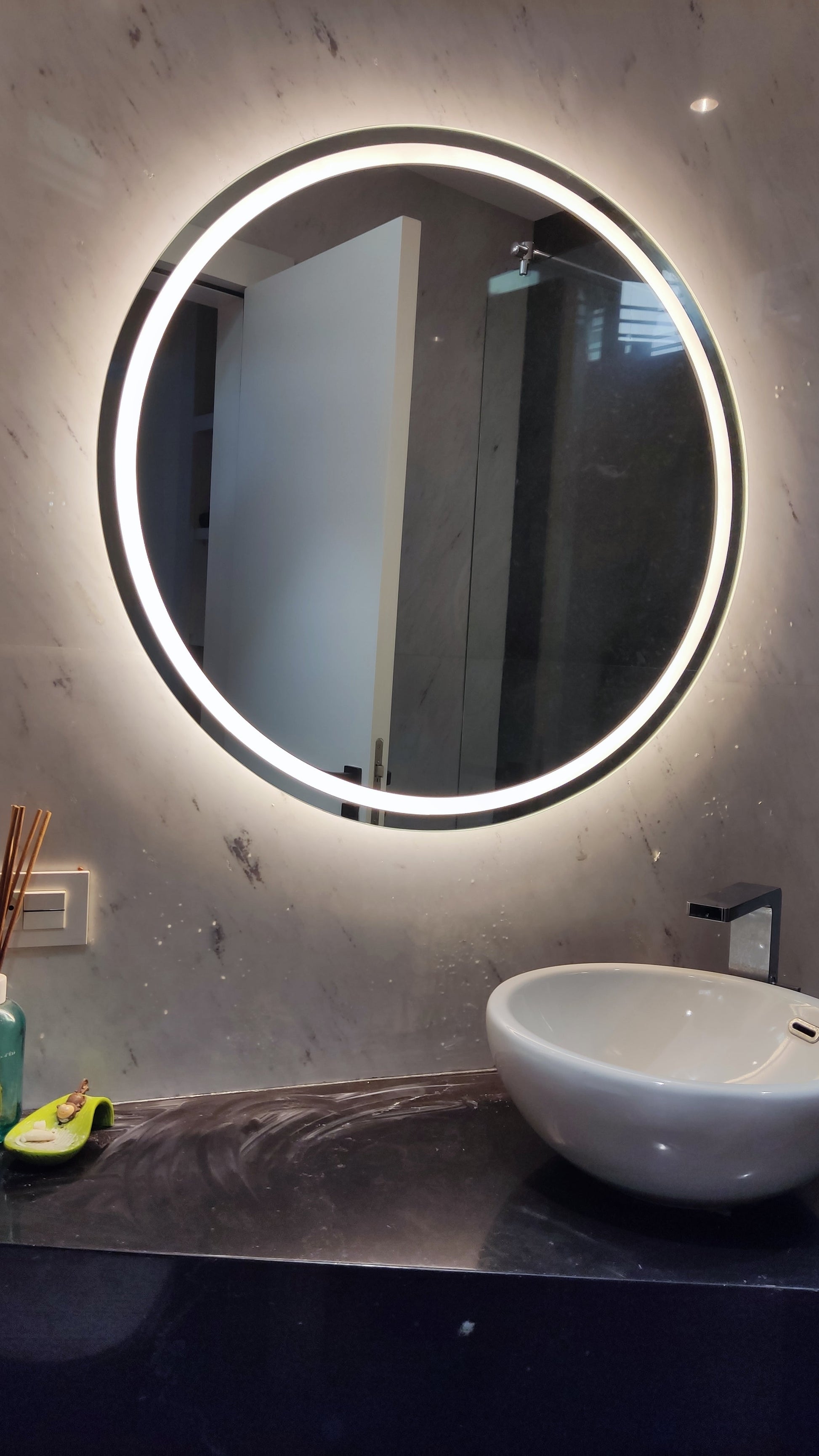 Nova Style: Miroir Éclipse Bright De Salle Bain
