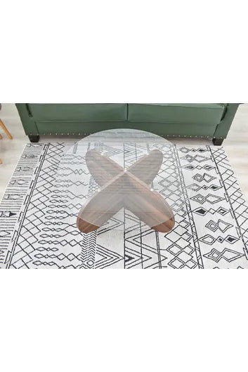 Table De Séjour En Bois Mdf Et Verre Trempé Séjour Bois Verre