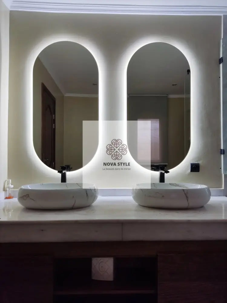 Nova Style : Miroir ANFA de salle de bain avec LED