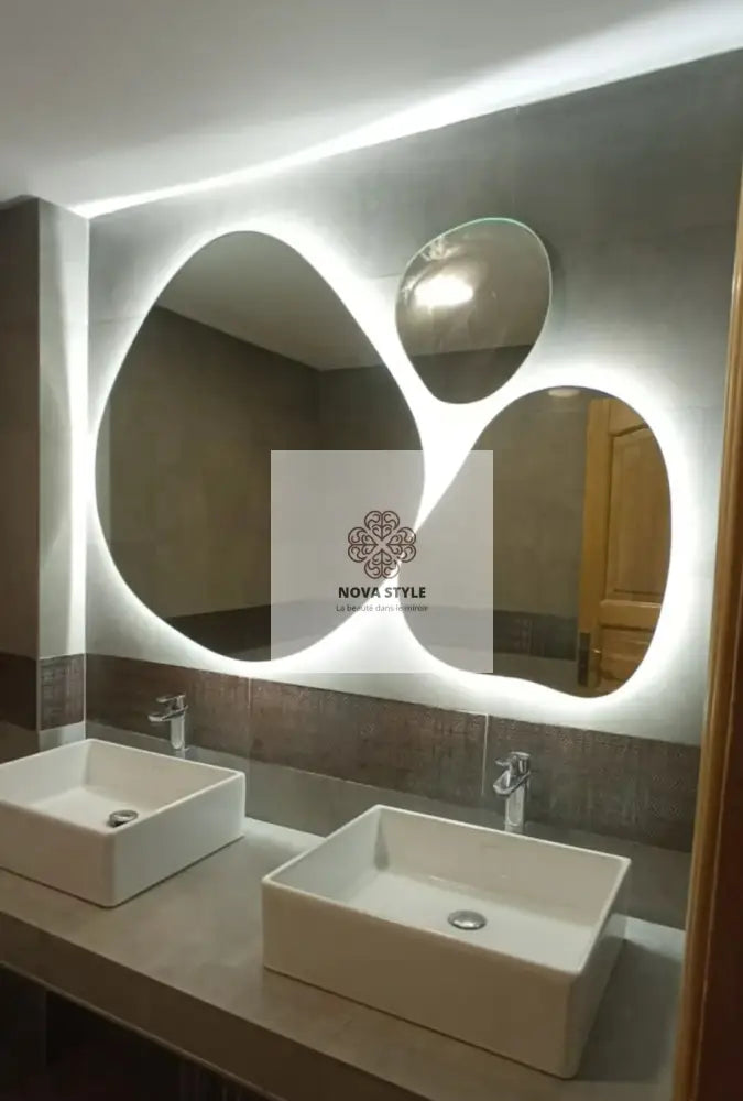 Nova Style : Miroir HAWAII de salle de bain avec LED 