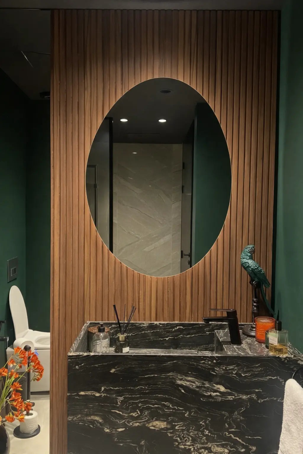 Miroir de salle de bain OVALE anti-buée et anticorrosion NovaStyle