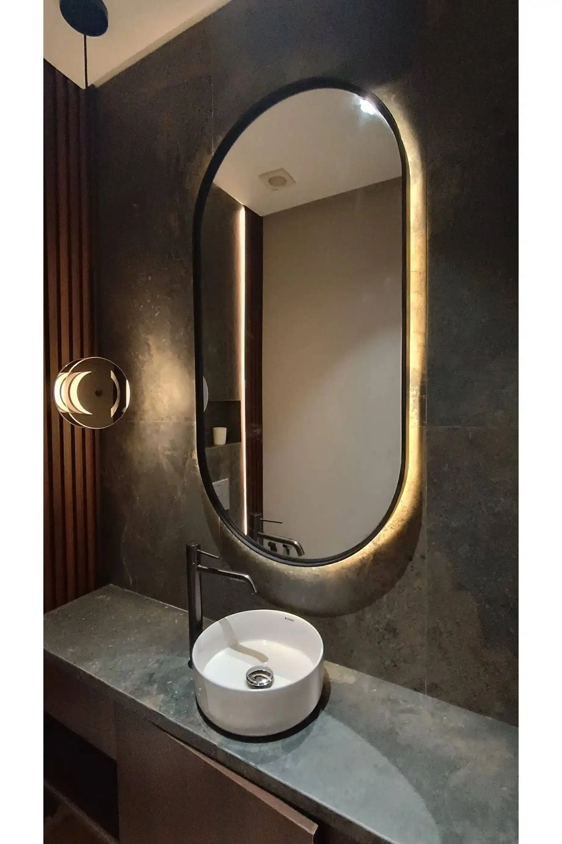 Miroir ANFA CM Nova Style Rabat — détail éclairage LED